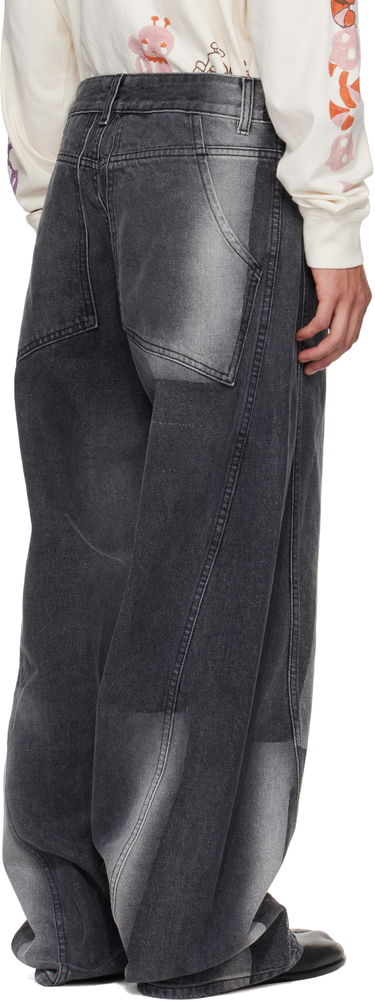 Дънки Eckhaus Latta Eckhaus Latta Bend Jeans Черно | 1225-EL-PF25-SF, 2