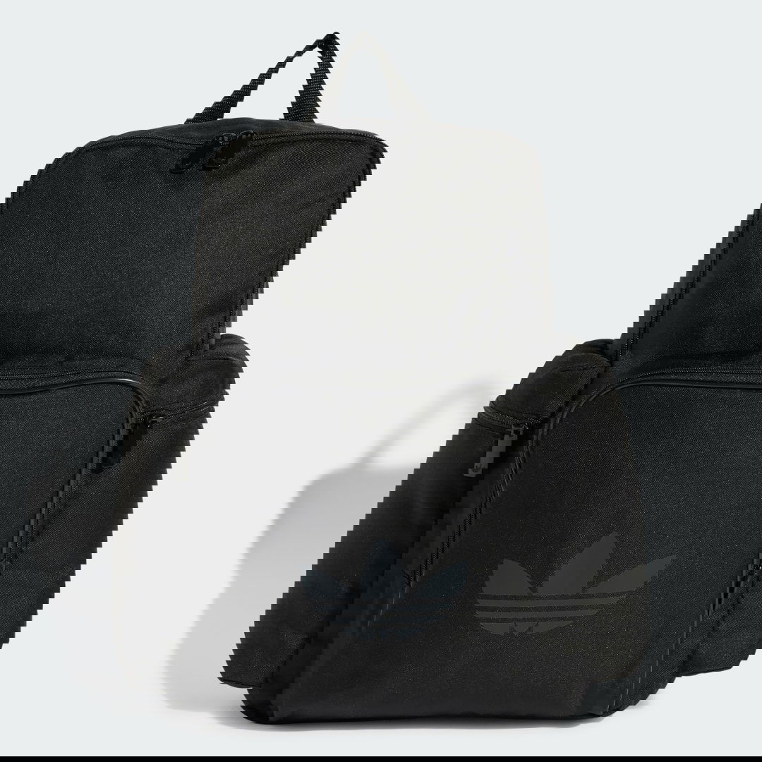 Adicolor Black Backpack With Logo Print, 0