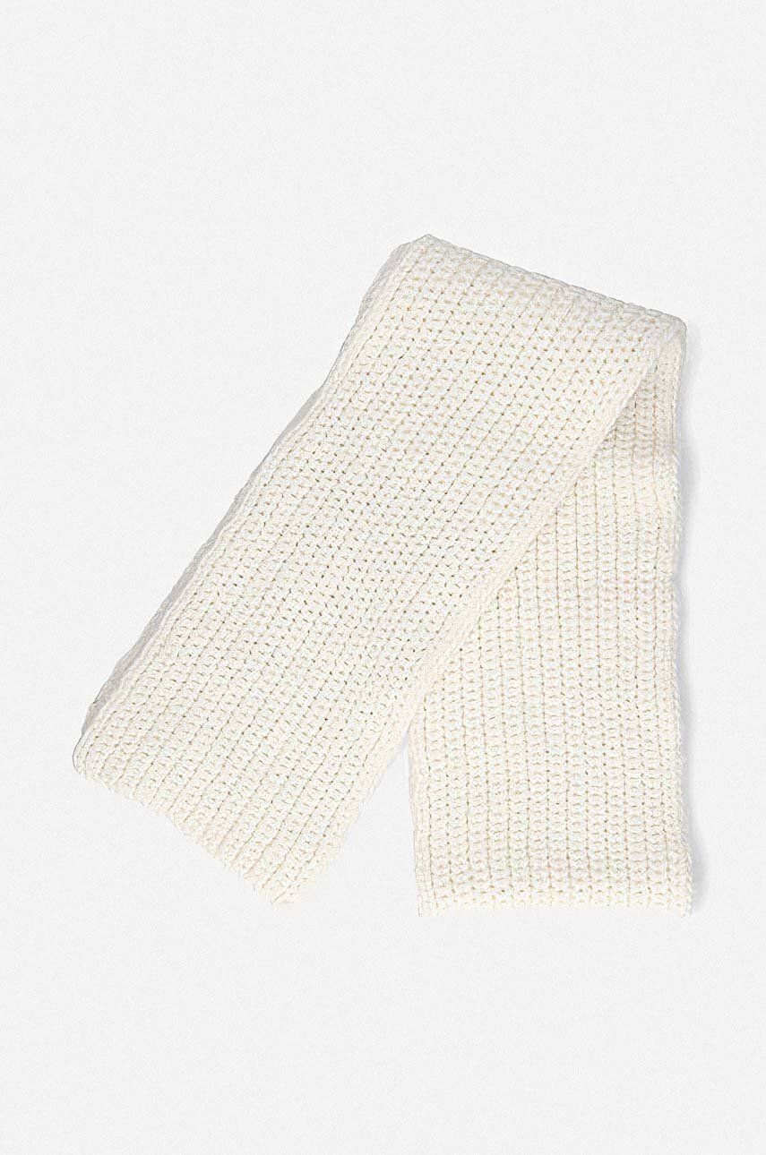 Шал WOOD WOOD Knit Scarf Бяло | 12239100.4038, 0