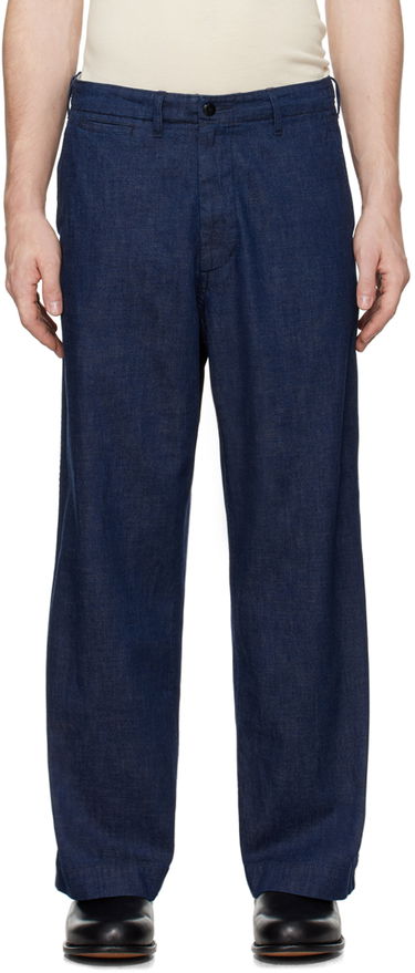 Панталони BEAMS Beams Plus Military Denim Trousers Синьо | 3823-0160-791, 0