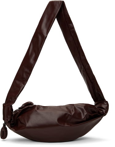 Дамска чанта LEMAIRE Small Soft Croissant Bag Бургунди | BG0092 LL0028, 0