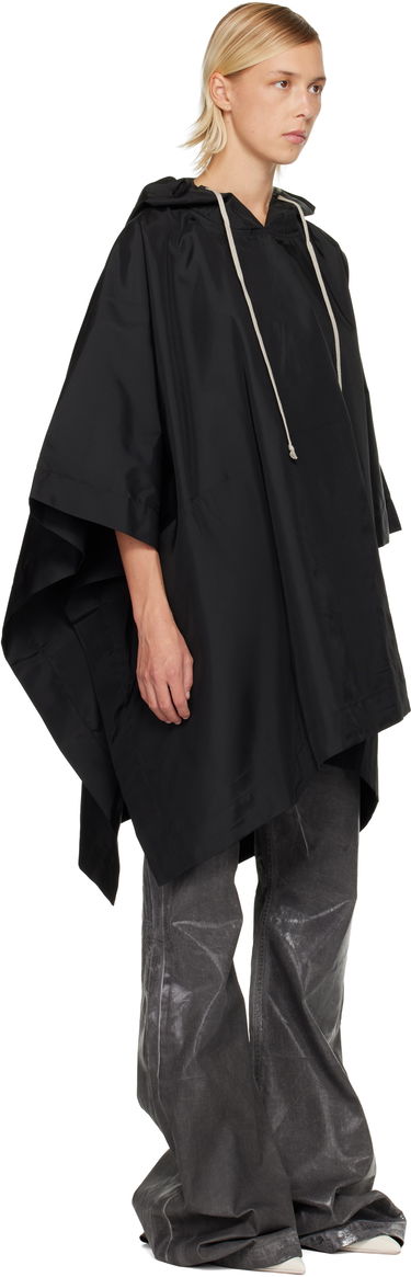 Суитчър Rick Owens DRKSHDW Concordians Poncho Hoodie Черно | DS02E7245 NCV, 1
