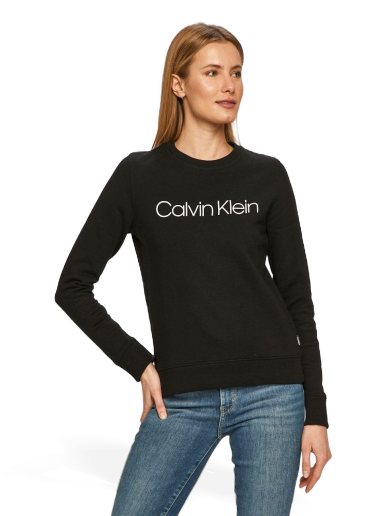 Суитчър CALVIN KLEIN Logo Crewneck Черно | K20K202157