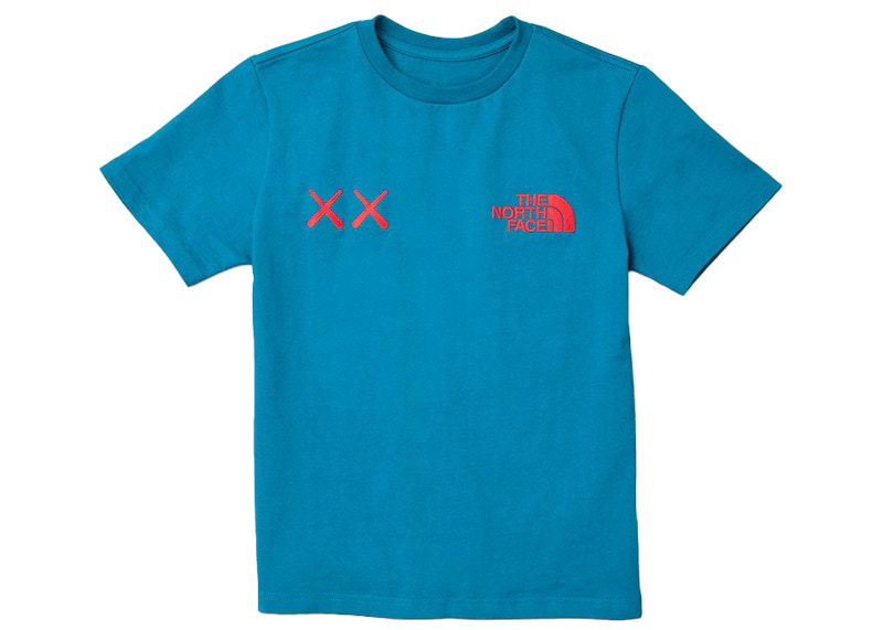 Тениска KAWS KAWS x The North Face Youth T-Shirt Синьо | NF0A7WLO, 0