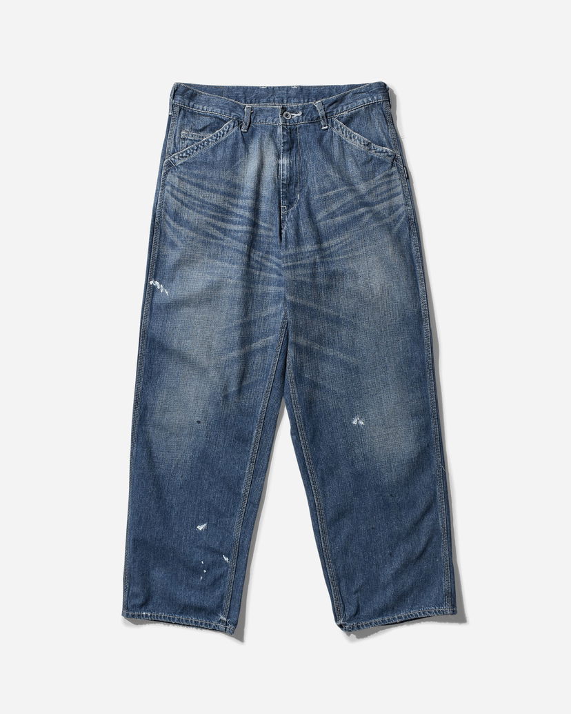 Дънки Neighborhood Washed Utility Pants Синьо | 242SPNH-PTM04 IN