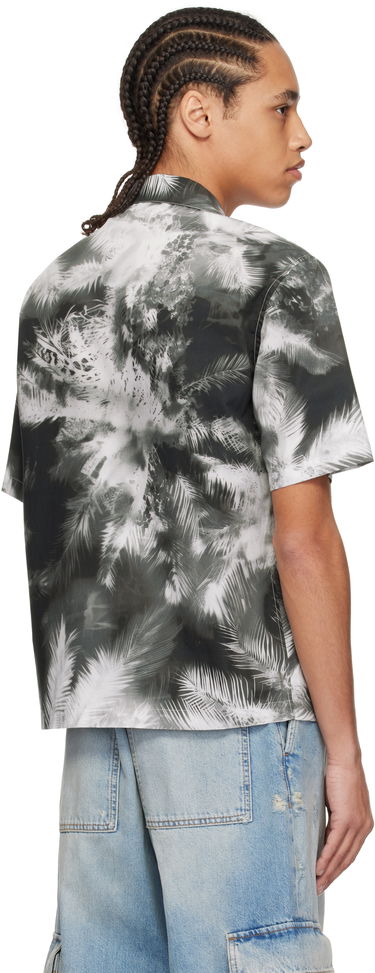 Риза Palm Angels Palm Angels Blueprint Palms Shirt Сиво | PMGG005S25FAB0031003, 2