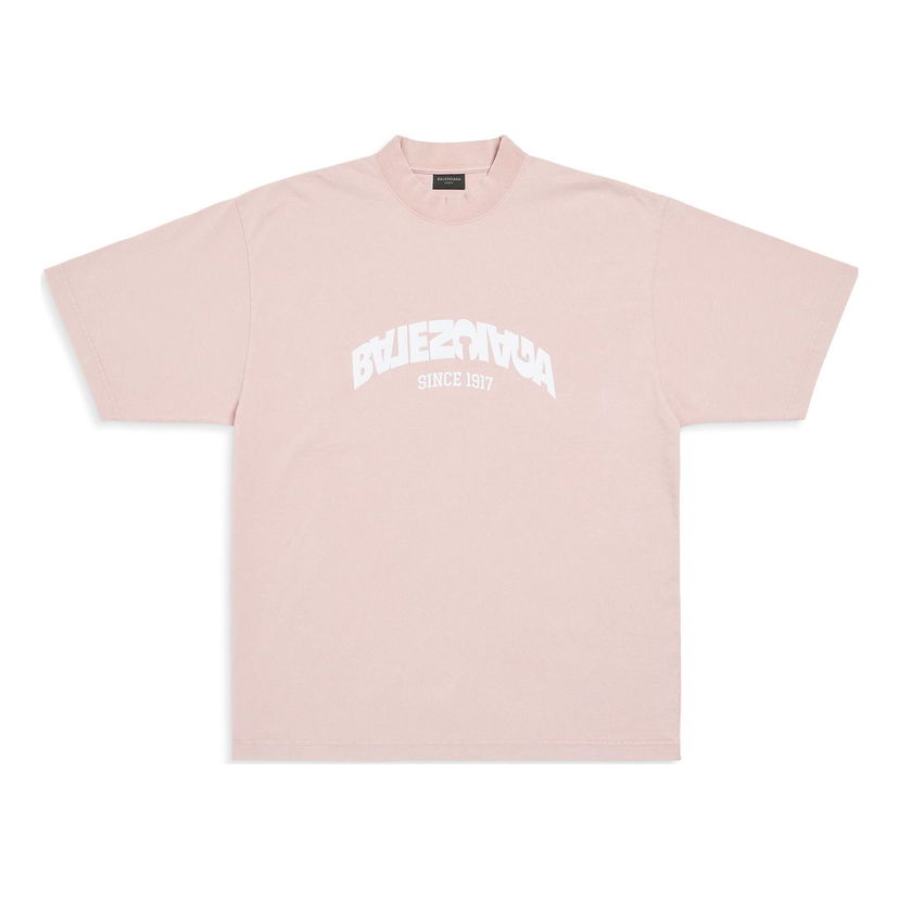 Тениска Balenciaga Back Flip T-Shirt Розово | 764235TPVF95708