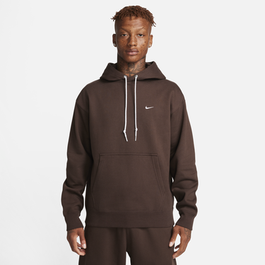 Суитчър Nike Solo Swoosh Fleece Pullover Hoodie Кафяво | DX1355-237, 0