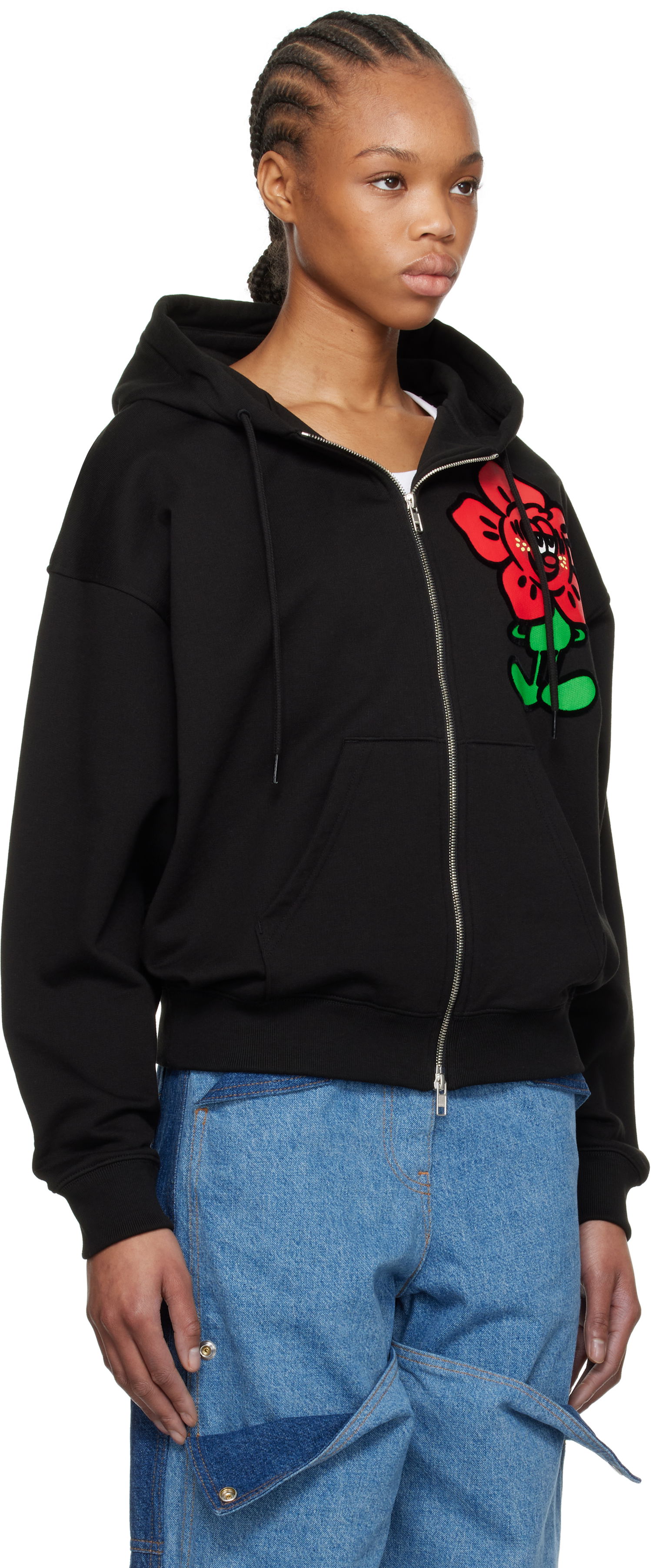 Суитчър KENZO Kenzo Paris VERDY Edition Oversized Zip-Up Hoodie Черно | FF52SW1864MF, 1
