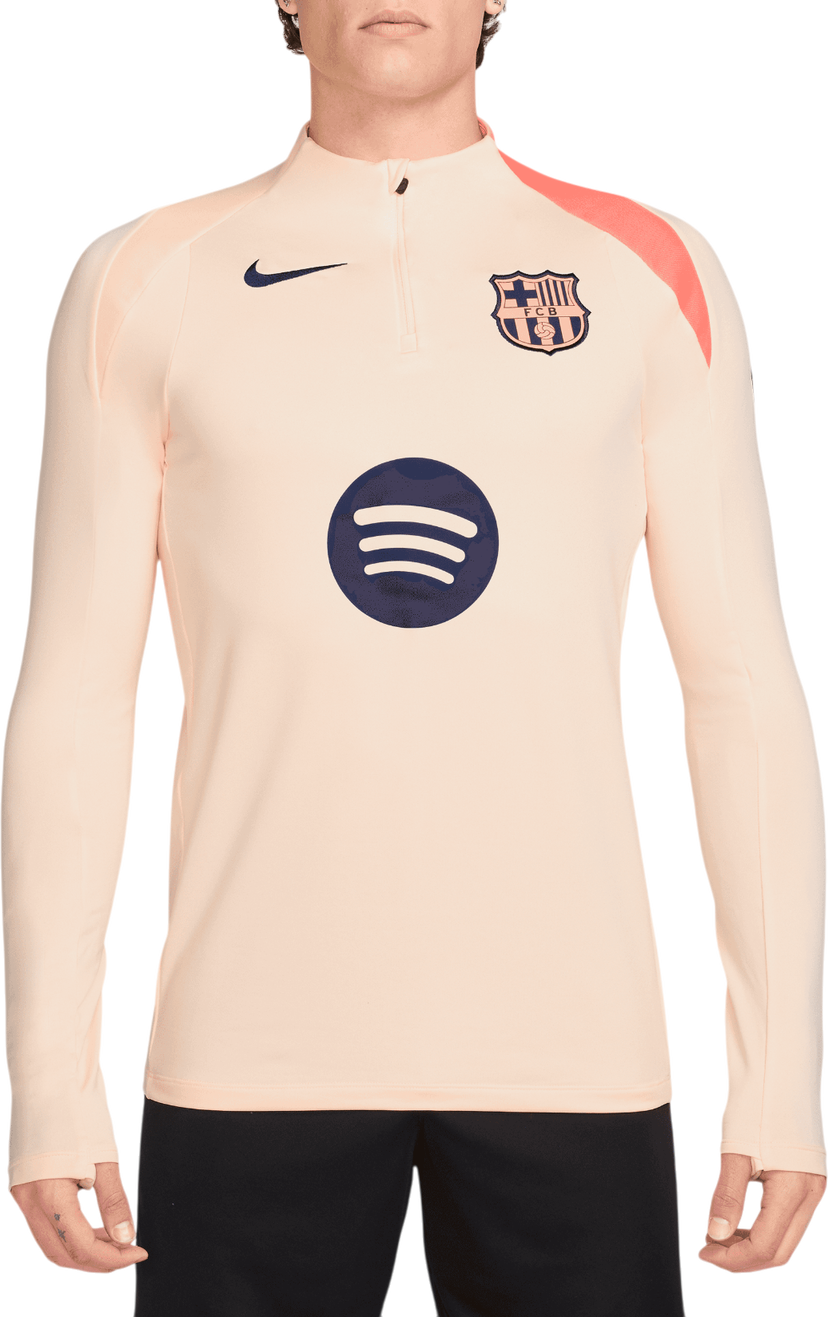 Тениска Nike FC Barcelona Dri-FIT Strike Soccer Knit Drill Top Бежово | hm3350-808