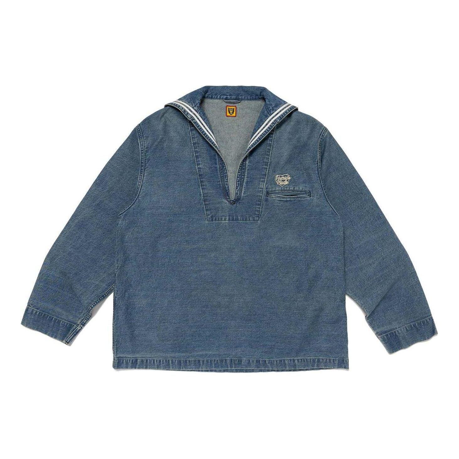 Риза Human Made Sailor Denim Shirt Синьо | HM27SH011, 0