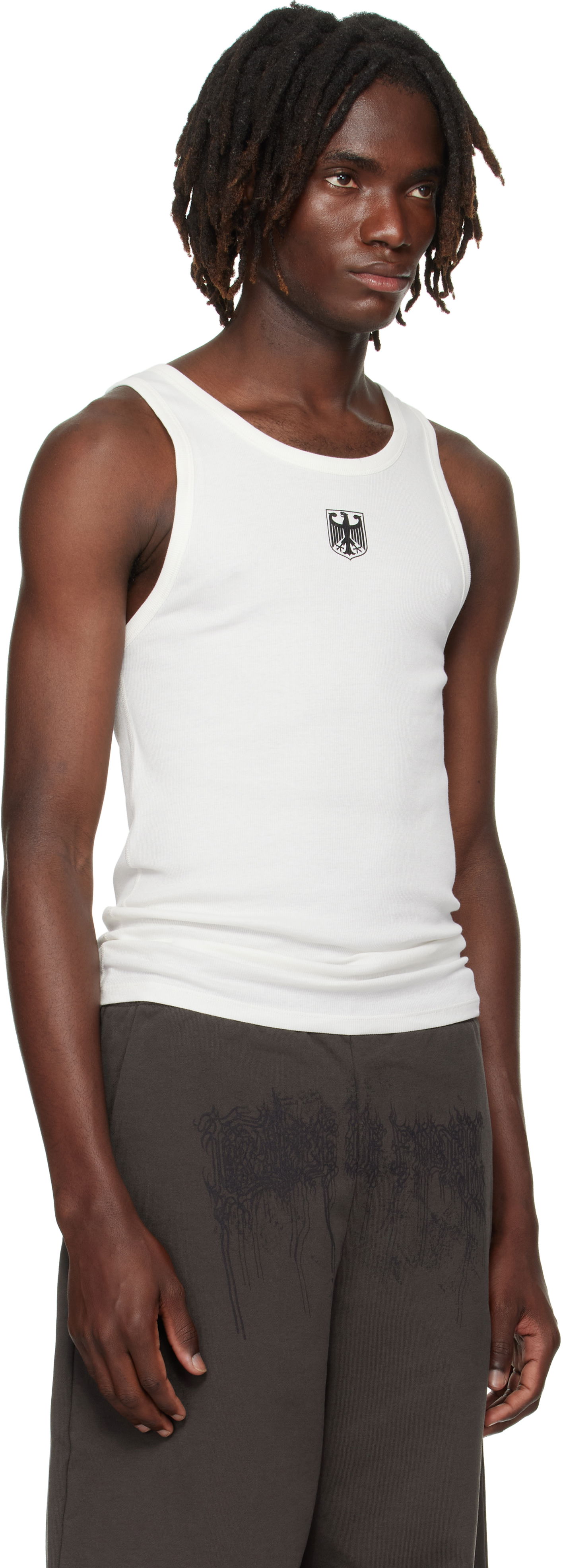 Потник VETEMENTS VETEMENTS Eagle Tank Top Бяло | MH76TT320W, 1