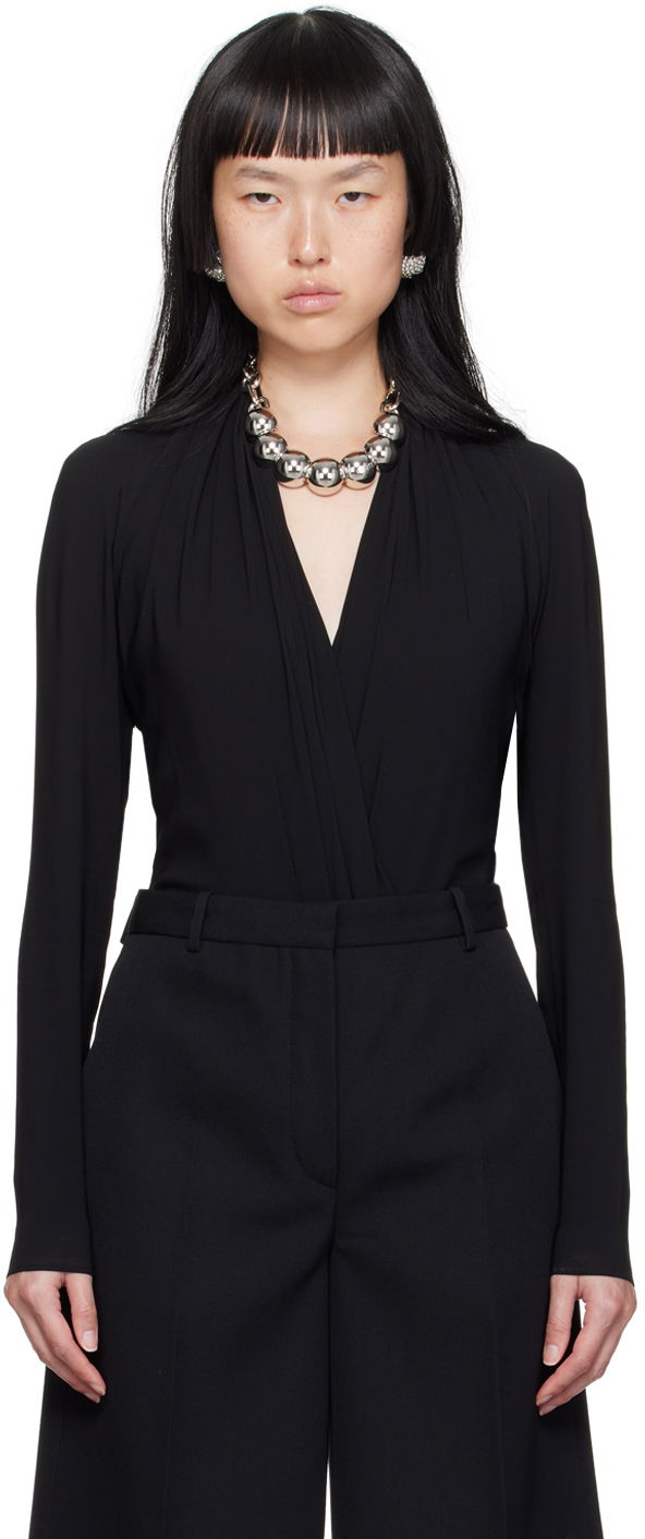 Тениска Versace Draped Черно | 1005321_1A00523, 0