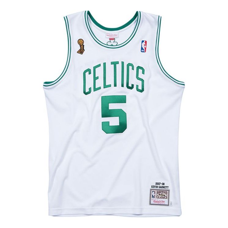 Фланелка Mitchell & Ness Mitchell & Ness Kevin Garnett Boston Celtics Jersey Бяло | AJY4CP19122-BCEWHIT07KGA