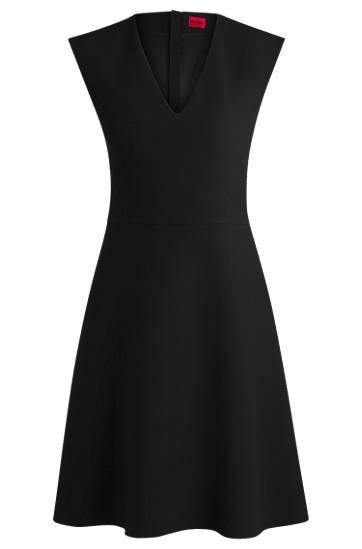 Pокля BOSS Stretch Swing Dress Черно | 50523037, 0