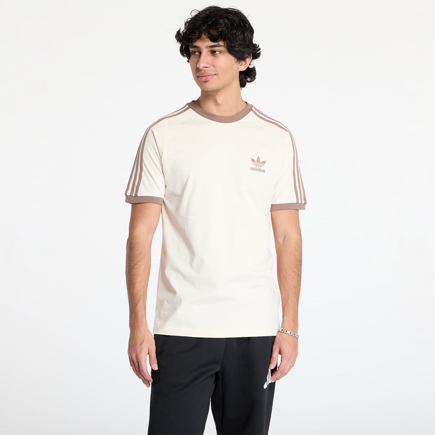 Тениска adidas Originals Adicolor Classics 3-Stripes T-Shirt Бяло | JN7020, 0