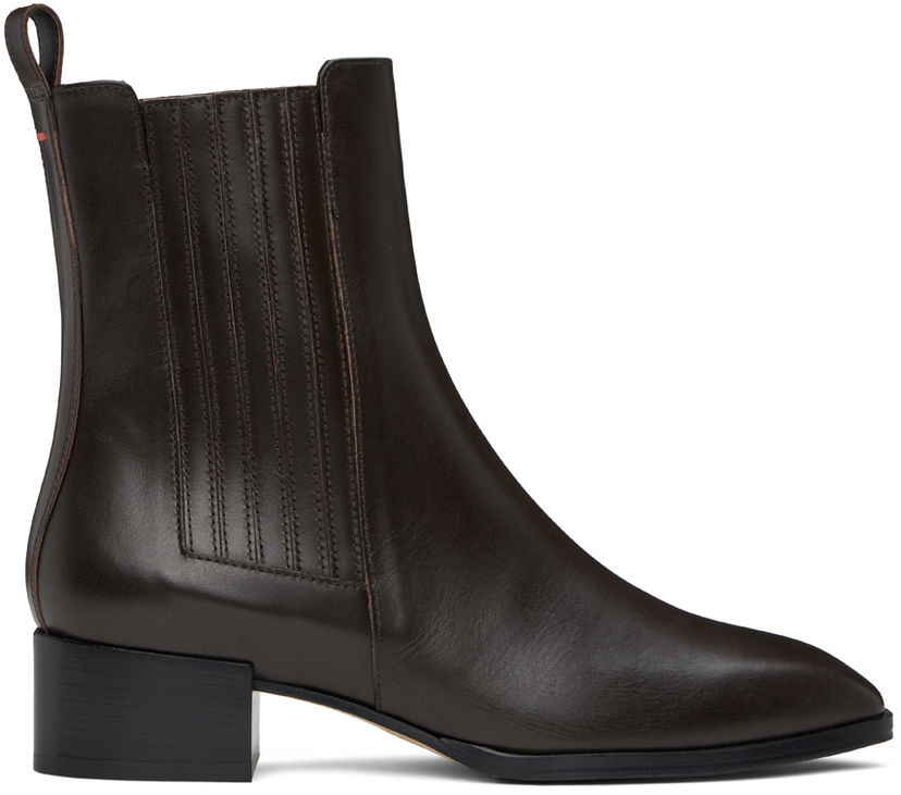 Облекло Aeyde Aeyde Neil Ankle Boots Кафяво | A11-AB-NOOS40BL-222-953-001