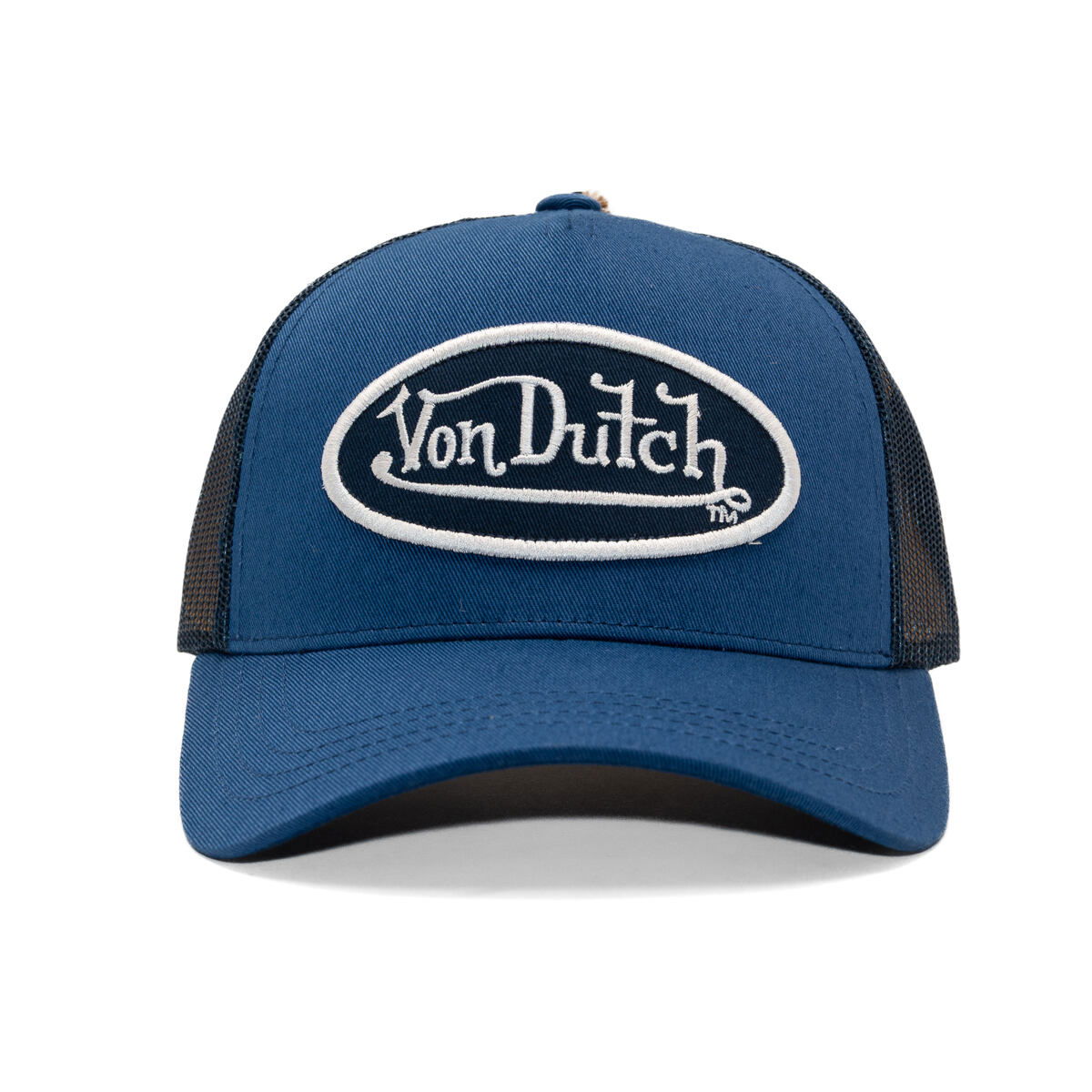 Шапка с козирка Von Dutch Von Dutch Classic Logo Trucker Cap Синьо | VD/0/CAS1/COL/BLU, 1