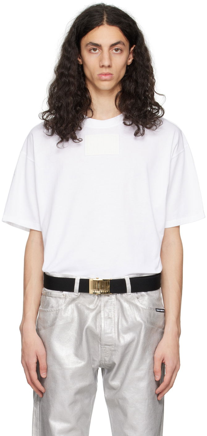 Тениска VETEMENTS VTMNTS Rubber Patch T-Shirt Бяло | VL16TR120W, 0