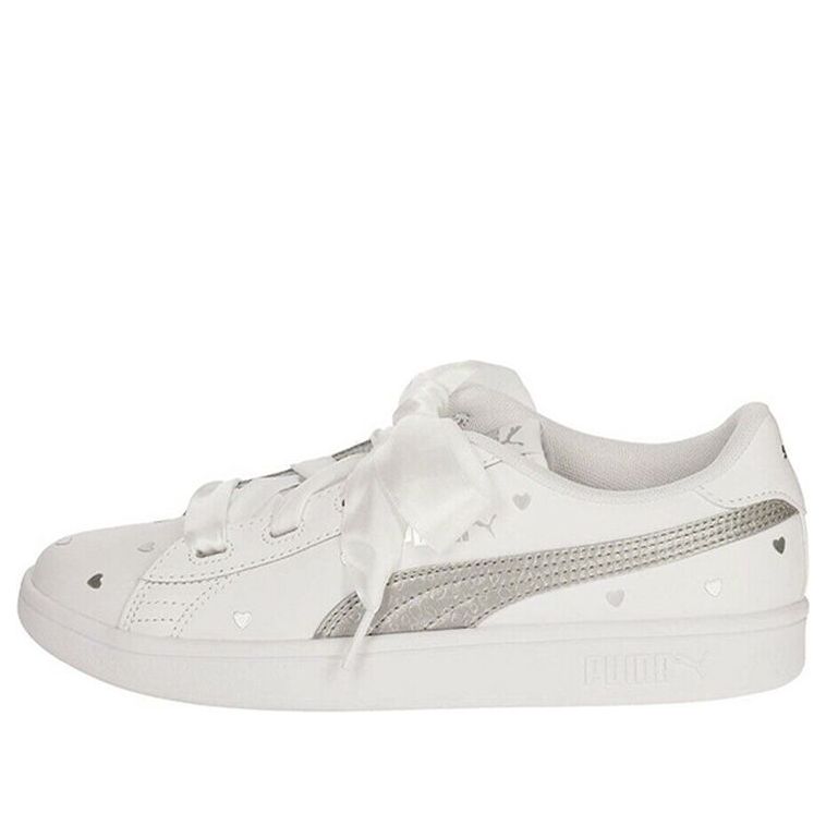 Кецове и обувки Puma Smash V2 Ribbon Retro Бяло | 370782-02