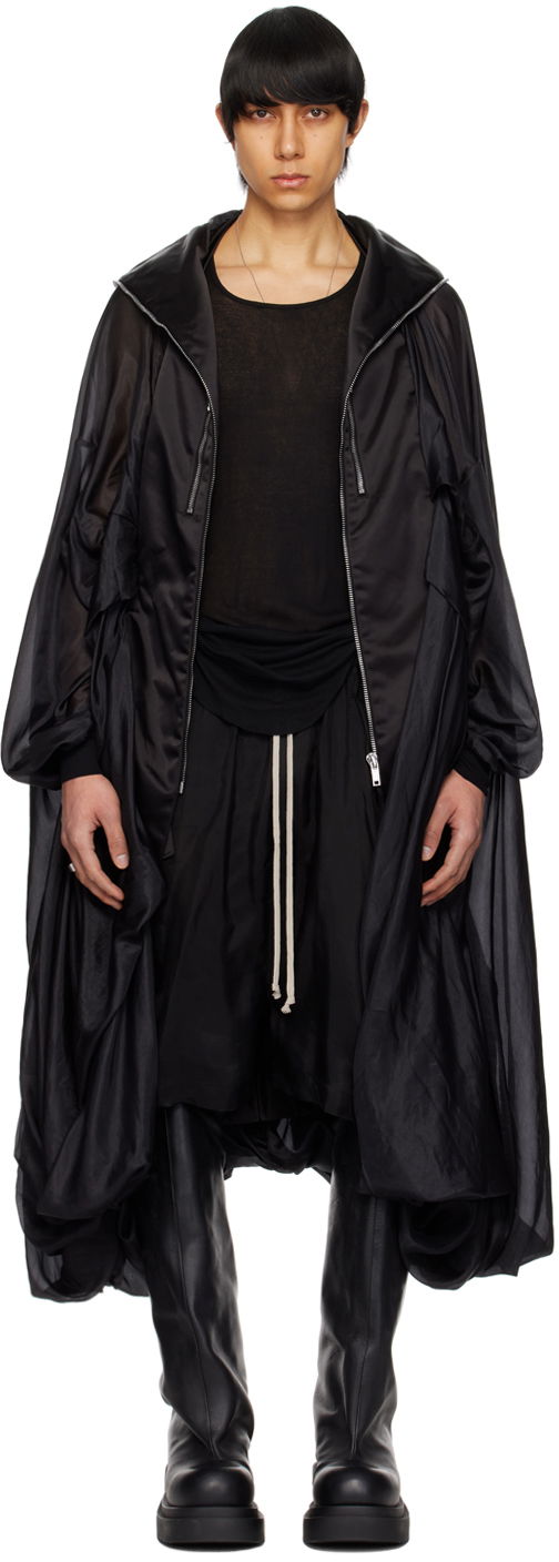 Парка Rick Owens Hooded Bubble Coat Черно | RR01D3908 SHNBR, 0