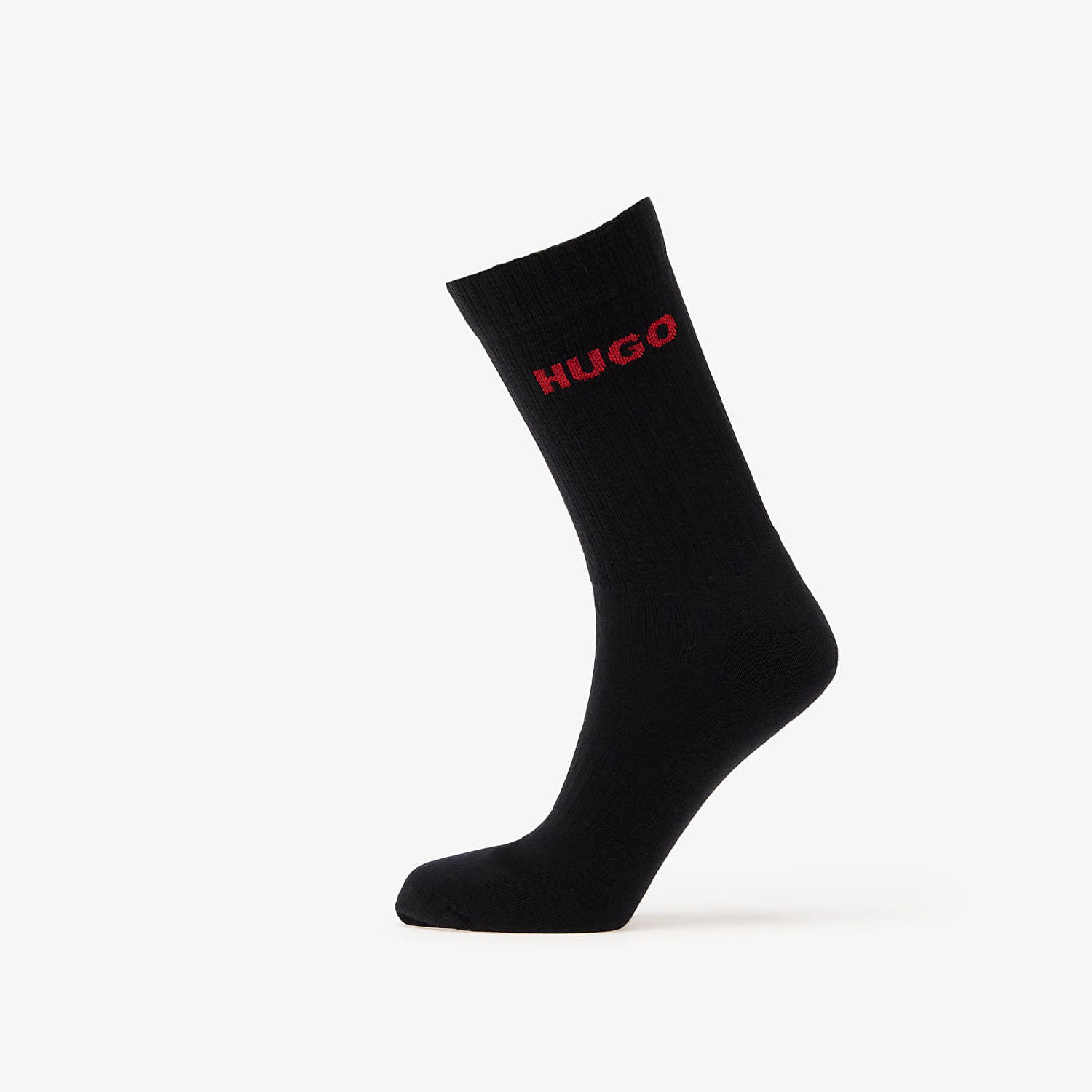 Чорапи BOSS HUGO Three-Pack Ribbed Socks with Logo Embroidery Черно | 50546351-960, 1
