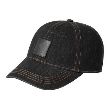 Шапка с козирка Carhartt WIP Bleached Denim Baseball Cap Черно | I034471_6, 0