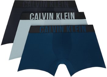 CALVIN KLEIN Three-Pack Multicolor Boxers NB3612-904