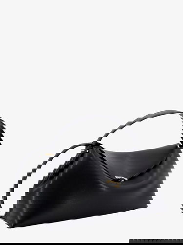 Чанта през рамо TOTEME T-Lock Leather Shoulder Bag Черно | 234WLGBG417LE0025001, 2