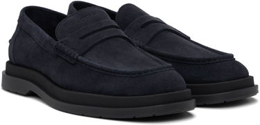 Кецове и обувки BOSS Hugo Suede Loafers Тъмно синьо | 50536215, 3