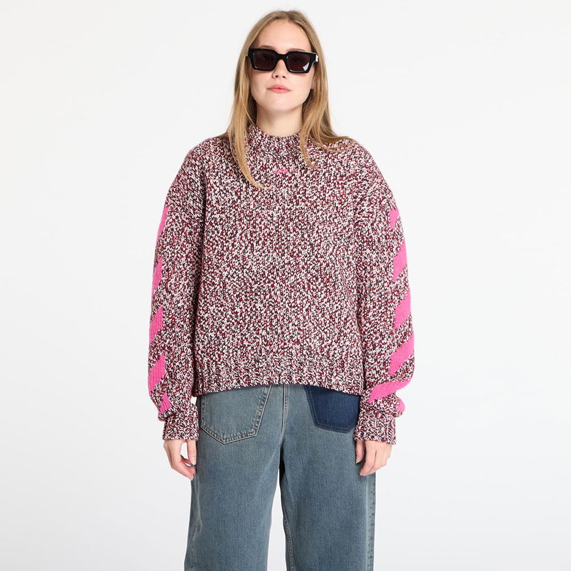 Пуловер Off-White Mouline Arrow Knit Crewneck Многоцветен | OWHE10JF25KNI0012632