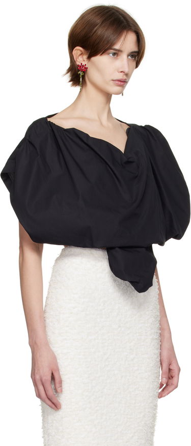 Риза Vivienne Westwood Vivienne Westwood Heart Puff Sleeve Blouse Черно | 1505000J-W009Q-, 1