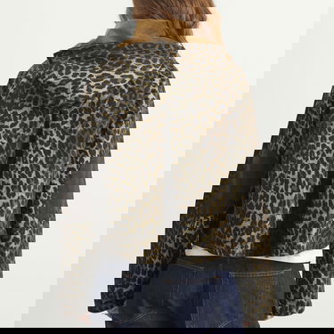 Палта Barbour Barbour x GANNI Leopard Print Hooded Wax Coat Многоцветен | LWX1529BK11, 3