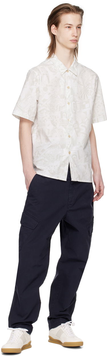 Риза Paul Smith PS Paul Smith Pattern Shirt Бяло | M2R-695U-M21966-02, 3