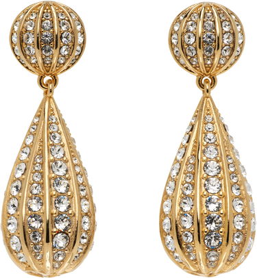 Обеци Valentino Valentino Garavani 'Poetique Des Gouttes' Crystal-Embellished Drop Earrings Жълто | 7W2J0AD8YCW, 0