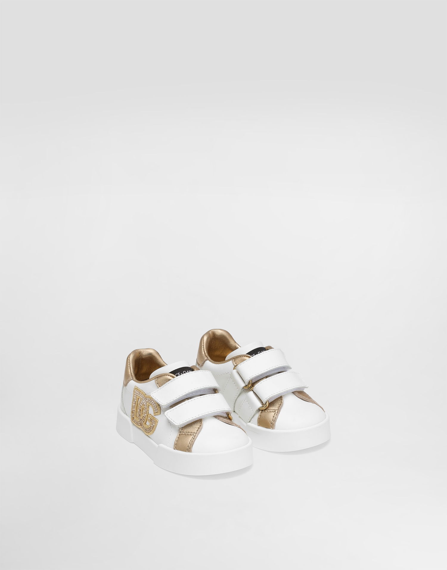 Аксесоари Dolce & Gabbana Dolce & Gabbana Calfskin Laminate First Steps 19-26 Бяло | DN0227AW61689662, 1