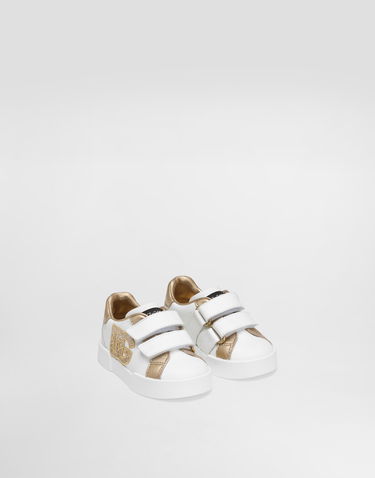 Аксесоари Dolce & Gabbana Dolce & Gabbana Calfskin Laminate First Steps 19-26 Бяло | DN0227AW61689662, 1