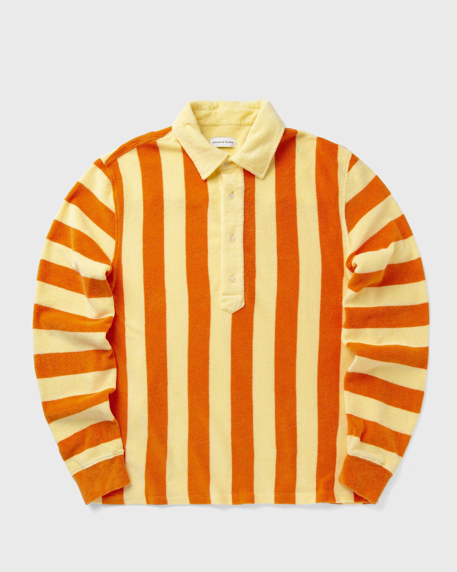 Поло тениска Edmmond Studios Striped Long Sleeve Polo Shirt Оранжево
 | 125-20-03250, 0