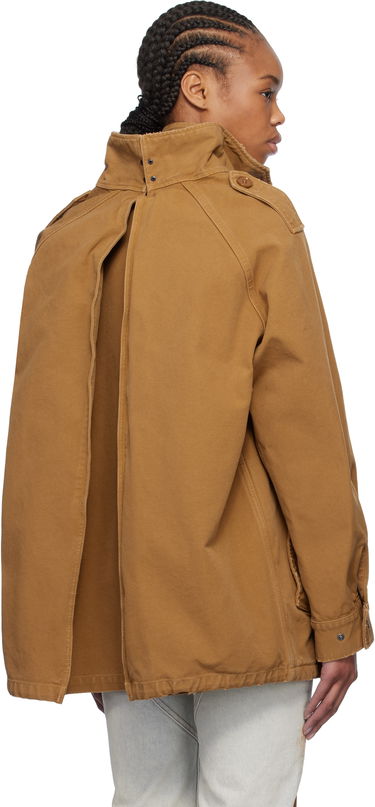 Яке Maison Margiela MM6 Maison Margiela Spliced Canvas Jacket Кафяво | S52AM0313 M35249, 2