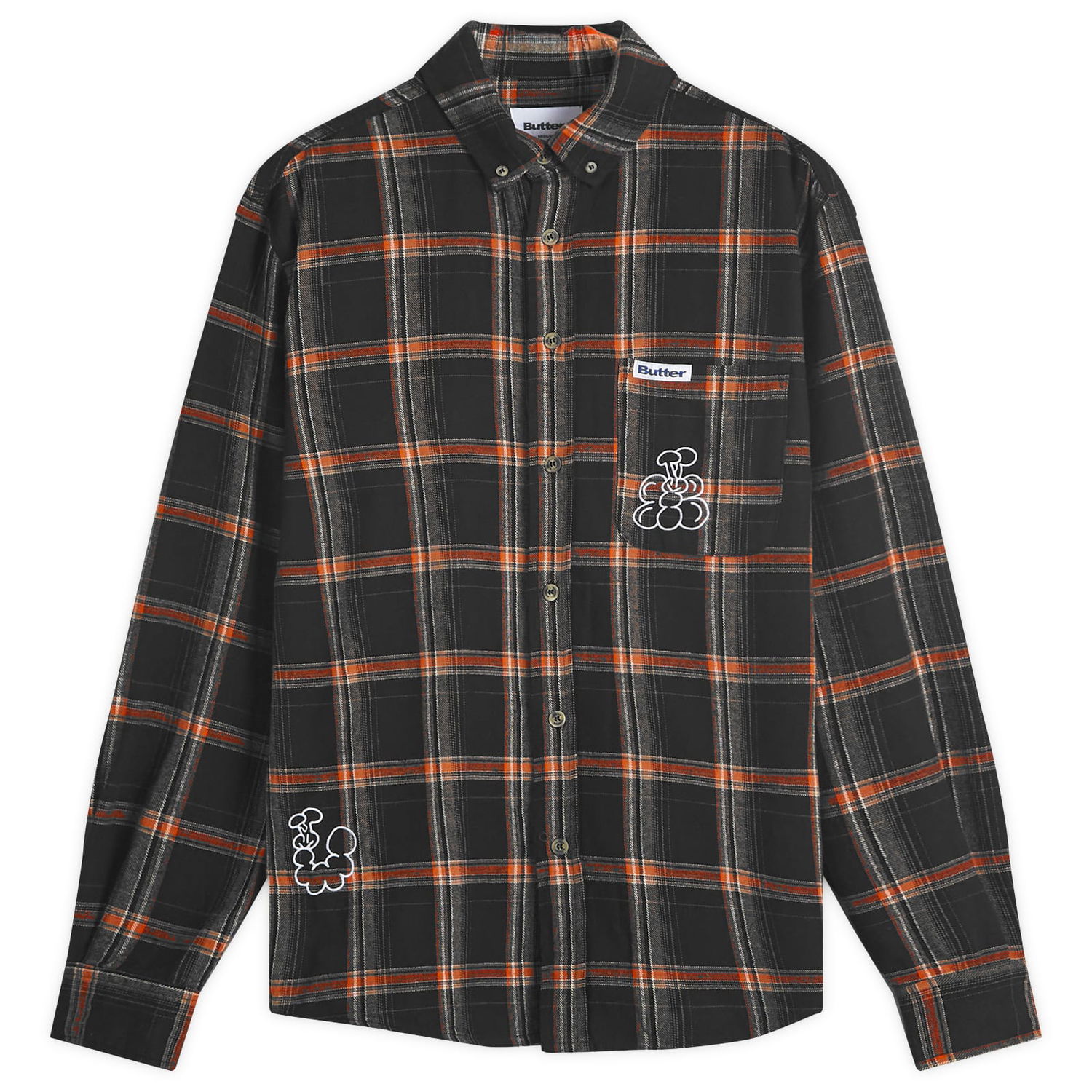 Риза Butter Goods Bugs Flannel Shirt Черно | BG243403-BLK, 0