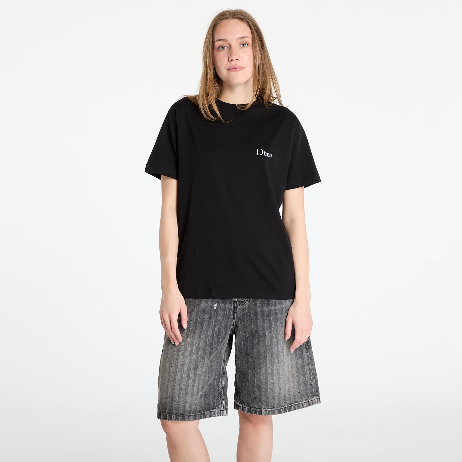 Тениска Dime DIME Classic Small Logo T-Shirt Черно | DIME2SP2536BLK, 0