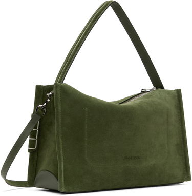 Чанта през рамо JW Anderson JW Anderson Medium Loafer Suede Shoulder Bag Зелено | HB0732-LA0364, 2