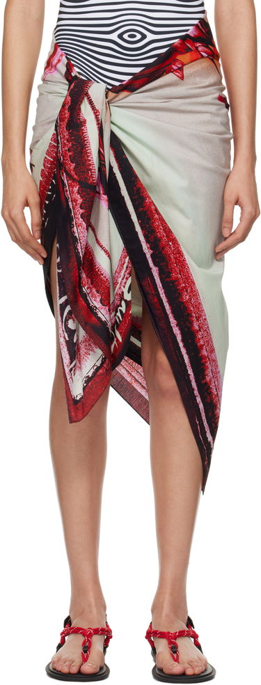Пола Jean Paul Gaultier Jean Paul Gaultier 'The Flower Body Morphing Marinière' Sarong Многоцветен | 25/33-U-JU159-C582-422030, 0
