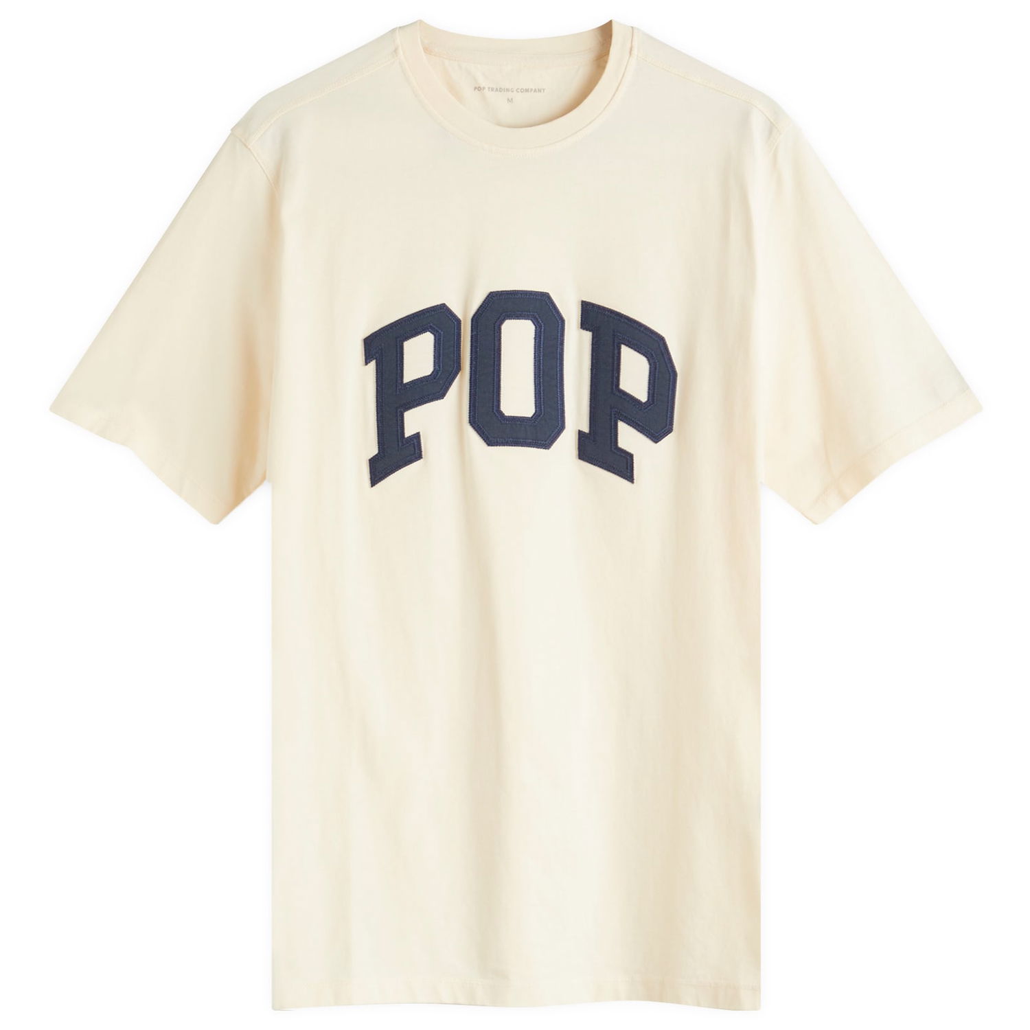 Тениска Pop Trading Company Arch Logo T-Shirt, Size Large Бежово | POPSS25-02-010, 0