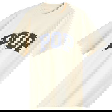 Тениска Pop Trading Company Arch Logo T-Shirt, Size Large Бежово | POPSS25-02-010, 0