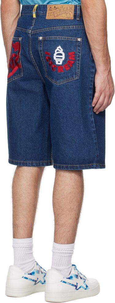 Къси панталони BBC IceCream ICECREAM Running Puppy Denim Shorts Синьо | IC24415, 2