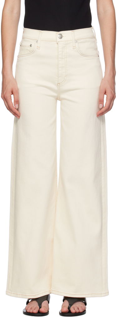 Дънки rag & bone Sofie Ankle Wide-Leg Jeans Бяло | WDD24P2993BREC, 0