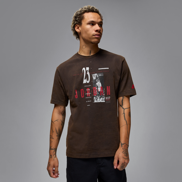 Тениска Jordan Jordan M J Reissue Graphic Short Sleeve T-Shirt Кафяво | HJ2356-010, 0