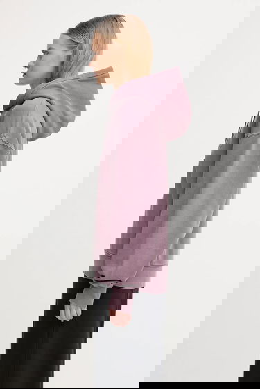 Суитчър Carhartt WIP Plain Cotton Hooded Nelson Sweatshirt Лилаво | I032741.33IGD, 1