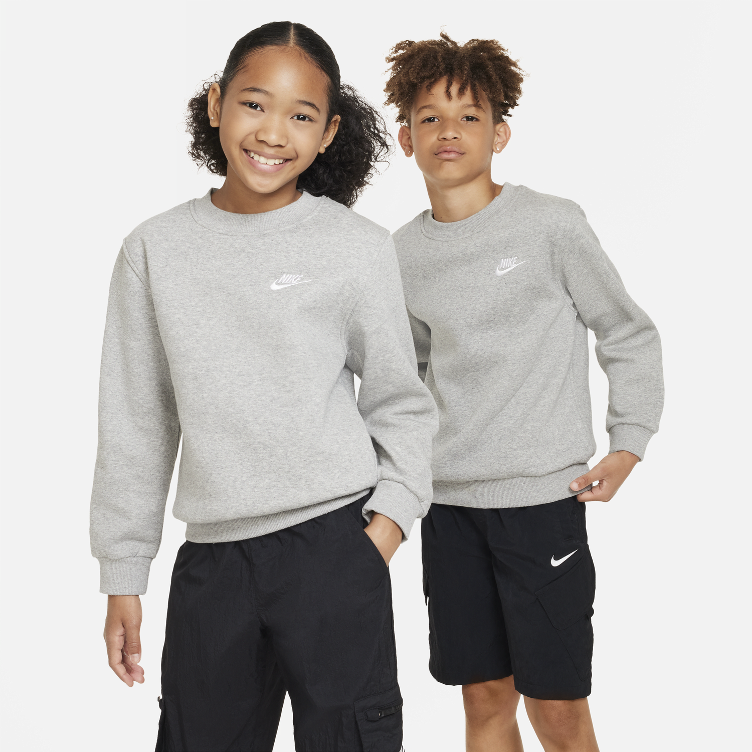 Суитчър Nike Nike Sportswear Club Fleece Crewneck Sweatshirt Сиво | FD3006-063, 1